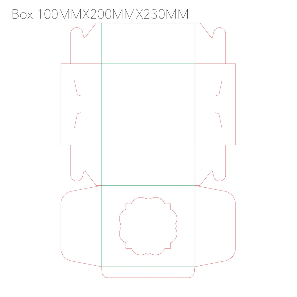 Cake Box – 100 mm × 200 mm × 230 mm