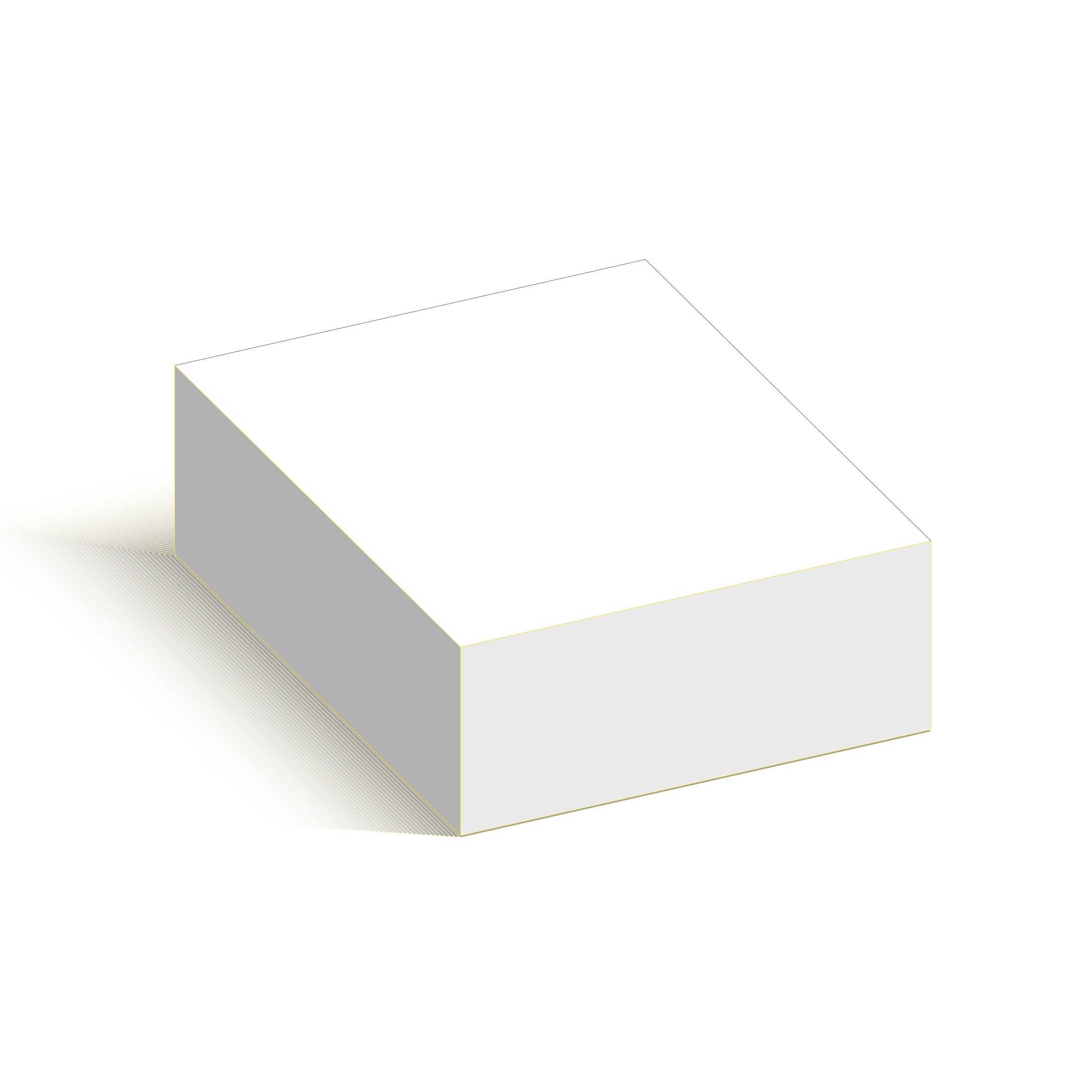 Plain Cake Box – 100 × 200 × 230 mm